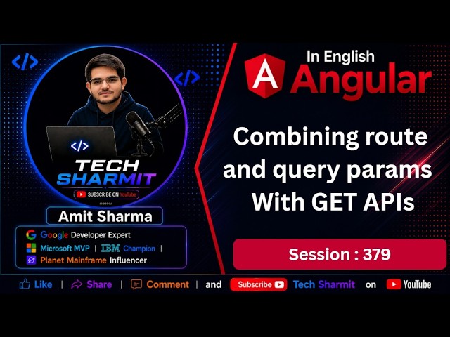 Route Params and Query Params together with API in angular | HttpClient | Angular Tutorial (Ep-379)