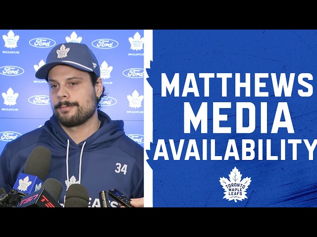 Auston Matthews | End of Season Media Availability | April 16, 2026