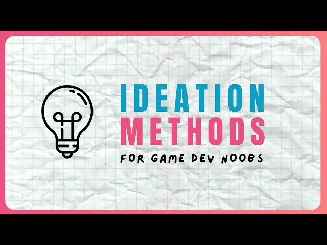 The Secret to GOOD Game Ideas 💡 [Practical Ideation Methods Explained]