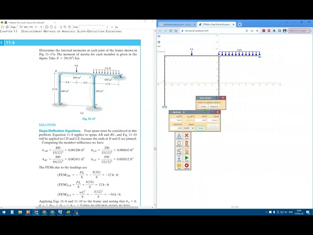 STRIAN 2.0 Structural analysis software Online Free – Frame calculator