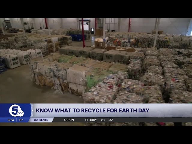 Know what to recycle on this Earth Day!