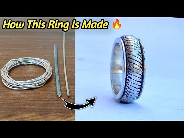 Making a Silver Spinner Ring from Scratch!  / Jewelry Making 