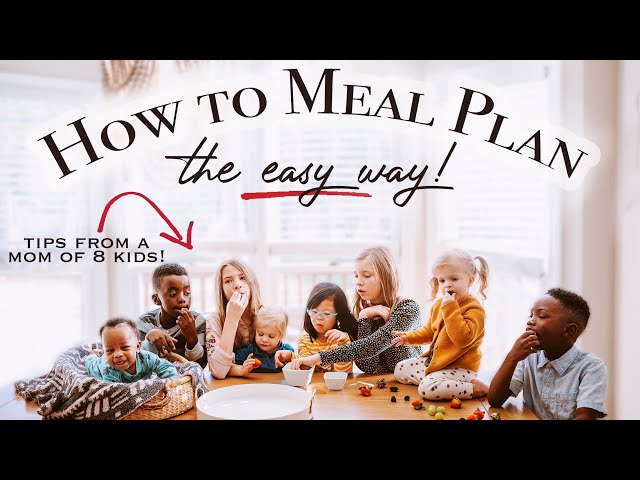 5 Tips to Make Meal Planning EASY (that you can actually stick to! 😉)