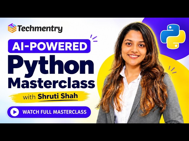 1:1 AI-Powered Python Masterclass for Beginners | Build Your First Python App | Techmentry