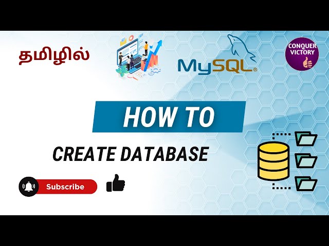 How to create database in tamil | SQL | MYSQL
