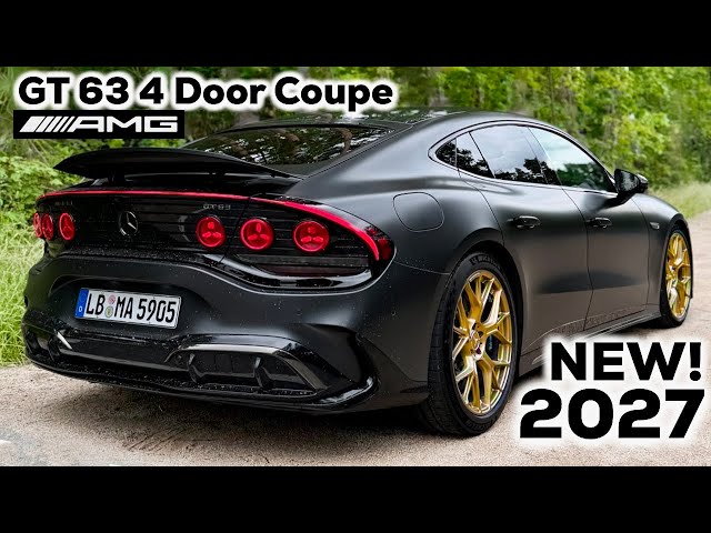 NEW 2027 Mercedes-AMG GT 63 4 Door Coupe - 3 Specs Side-By-Side! (Exterior & Interior)