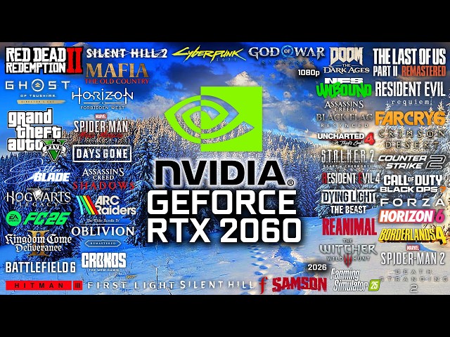 RTX 2060 en 2026: Prueba en 75 juegos