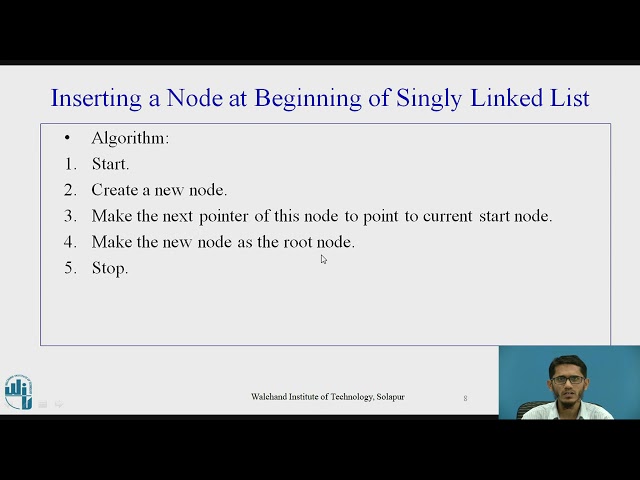 Inserting a Node at beginning of Singly Linked List