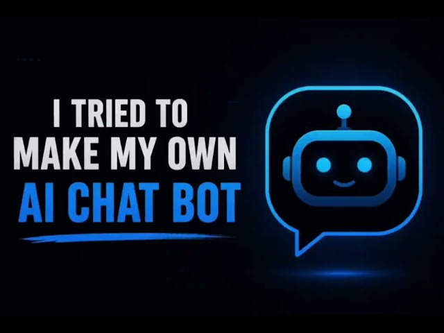 I Tried Making My Own AI Chatbot Using Python 🤖 | My First AI Project