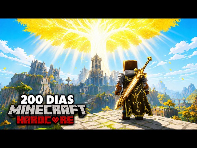 I Survived 200 Days in ELDEN RING in Minecraft Hardcore