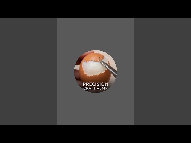 Precision Craft ASMR is live,RAW EGG PEELING LIVE,#oddlysatisfying