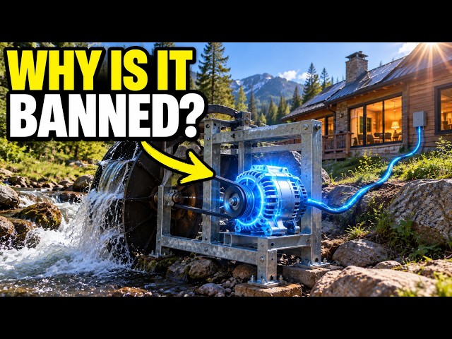 STOP Buying $4,000 GENERATORS. Grab This $60 HOME DEPOT ALTERNATOR That Powers Your Cabin!!