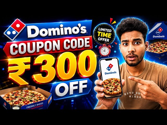 🍕 Domino's Coupon Code Today 2026 🔥 | Latest Promo Codes, Pizza Deals & Free Delivery Offers 💥
