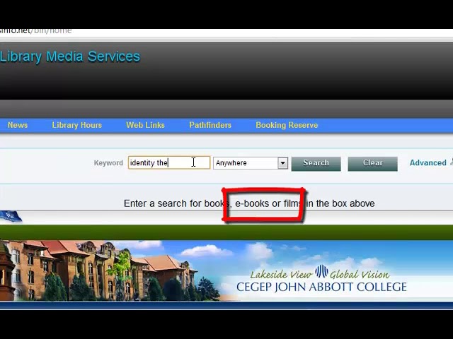 John Abbott College Guide to Using OPALS