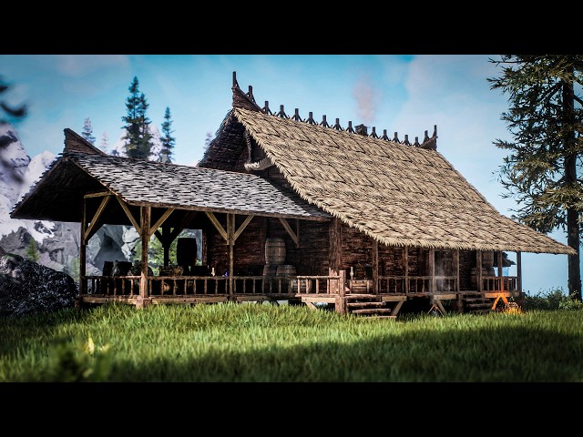 Riverwood Blacksmith Starter Base | Build Tutorial | ARK: Survival Ascended