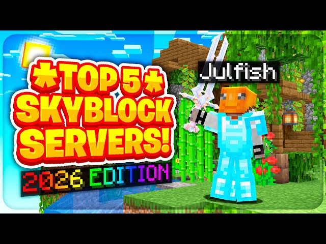 TOP 5 SKYBLOCK SERVERS *2026* EDITION | Bedrock & JAVA BEST Skyblock | 1.19/1.20/1.21.11/BEDROCK