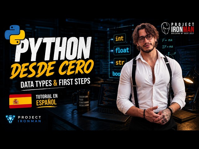 🟤 [ES] Python desde cero | Tipos de datos, variables y print