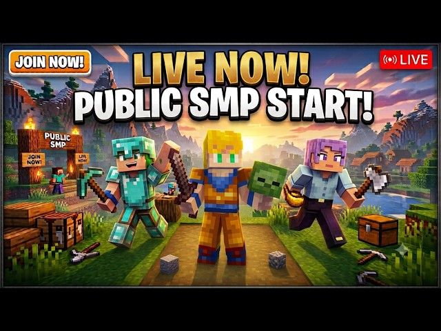 Minecraft Public SMP| #minecraft #minecraftlive