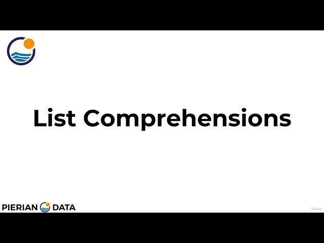 38. List Comprehensions in Python