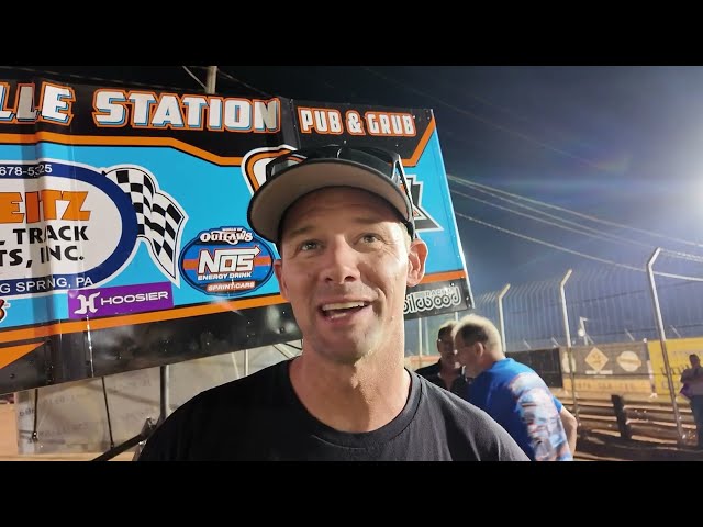 Daryn Pittman habla sobre su segundo lugar el viernes en Williams Grove, conseguir más carreras, más
