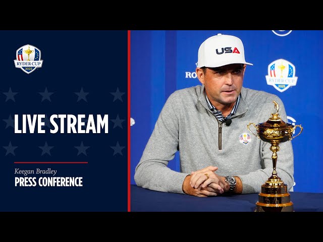 LIVE | Press Conference | U.S. Team Captain Keegan Bradley | Sep 23 | 2025 Ryder Cup