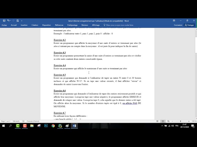 تمارين بايثون Exercices python 4 (Darija by Azizi): boucle while partie 1