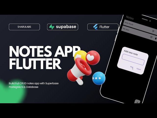 Flutter Notes App Tutorial 🚀 | Build a Beautiful Notes App in Flutter + Free Source Code