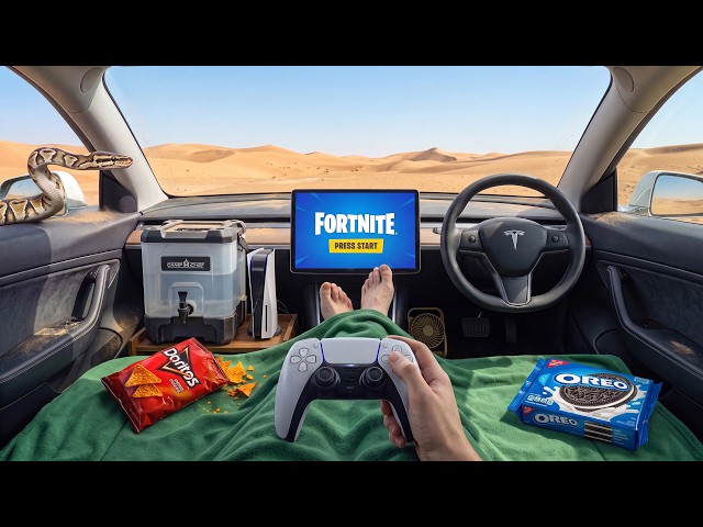 Intenté Acampar En El Desierto En Un Tesla