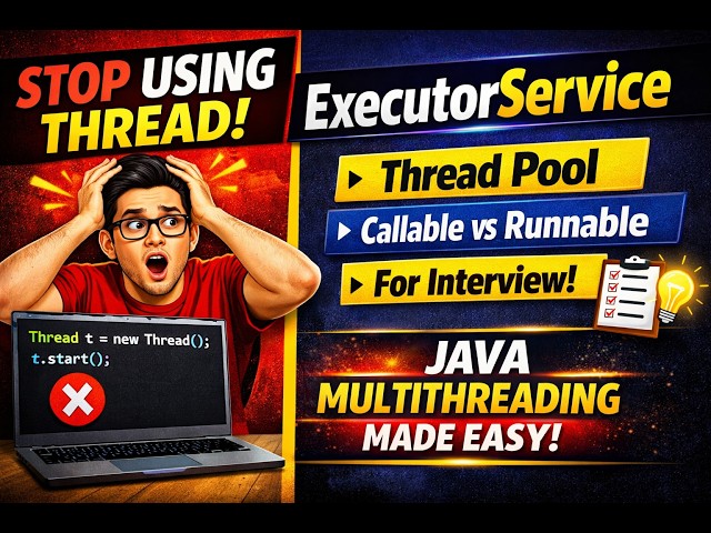 ExecutorService in Java | Complete Tutorial for Beginners (Multithreading Made Easy)