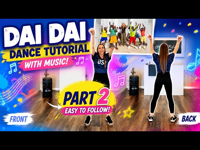 How to Dance the VIRAL Dai Dai Dance | Part 2 (With Music) 💃⚽
