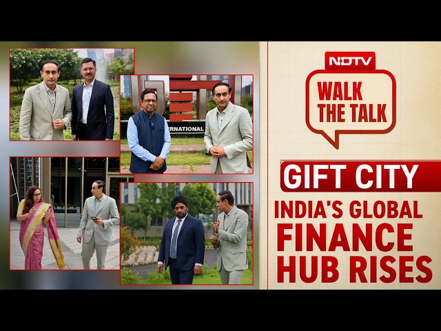NDTV Walk the Talk: CEO Rahul Kanwal In Conversation With The Brilliant Minds Of GIFT City