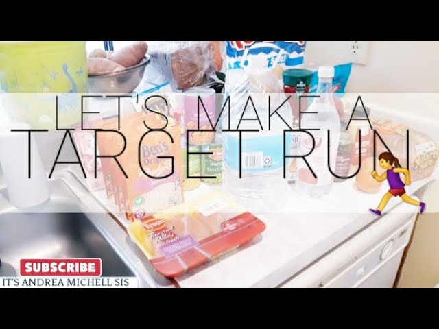 TARGET GROCERY HAUL COME SEE WHAT I GOT...