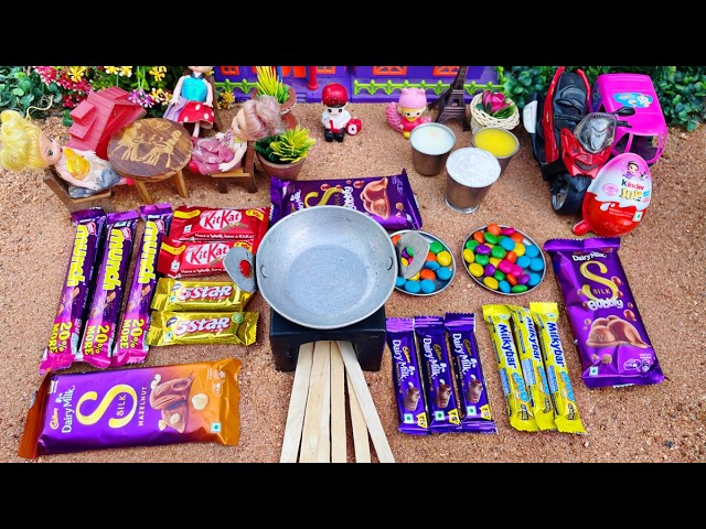 Miniature All Chocolate Cake  | Cadbury DairyMilk Bubbly Chocolate Recipe | Chocolate Lava Cake
