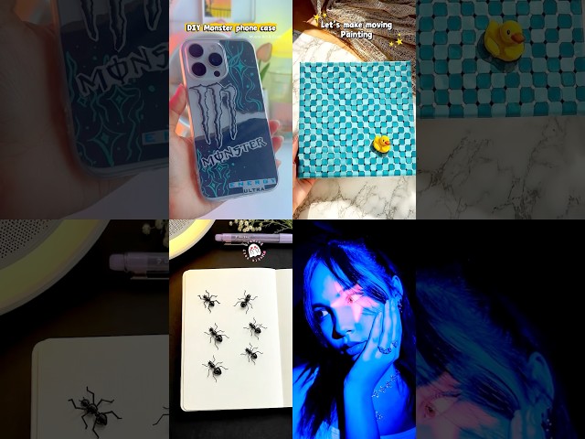 4 Easy Creative Ideas 😍✨#shorts #art #drawing #painting #youtubeshorts