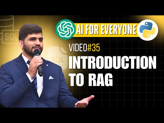 #35- Introduction to RAG (Retrieval-Augmented Generation) | AI Explained