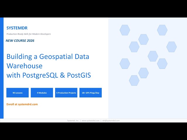 Build a Scalable Geospatial Data Warehouse | PostgreSQL 17, PostGIS, H3 Architecture