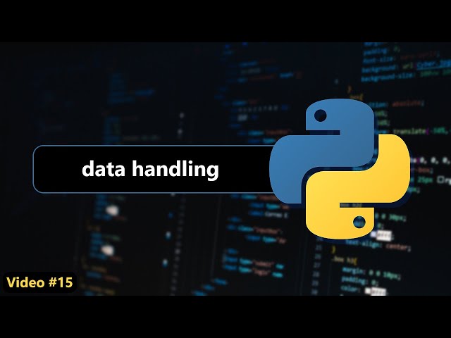 Data Handling in 60 Seconds !