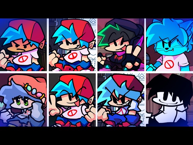 Different versions and skins of BF sing Come Along With Me || BF Appreciation 13