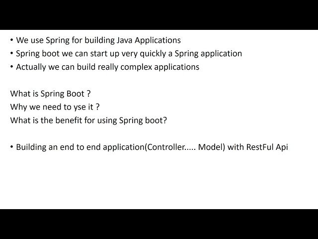 Spring Boot Basics For Beginners1 - Introduction