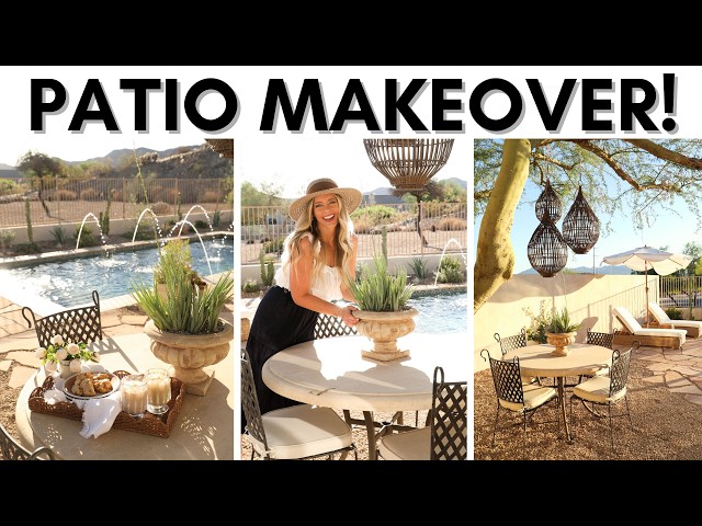 *EXTREME* PATIO MAKEOVER || DIY FLAGSTONE PATIO || DREAMY EUROPEAN-INSPIRED COURTYARD TRANSFORMATION