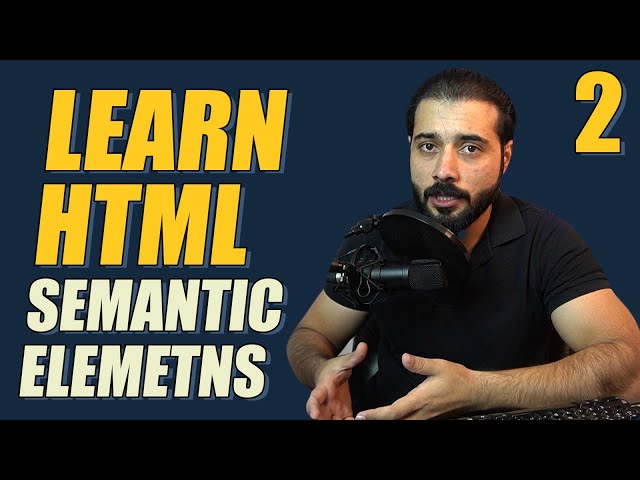 Learn HTML from start in Urdu/Hindi | Semantic Elements | Learn with Aamir