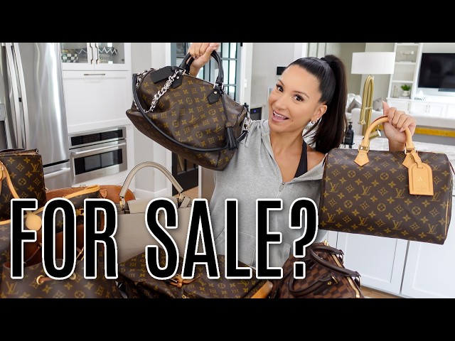 SELLING MY LOUIS VUITTON HANDBAGS *Luxury Bag Purging* | LuxMommy