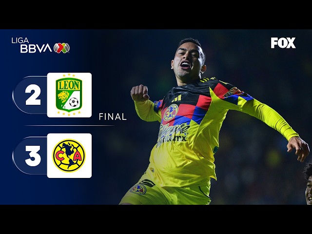LEÓN 2-3 AMÉRICA | HIGHLIGHTS | LIGA MX | CLAUSURA 2026 | MATCHDAY 16