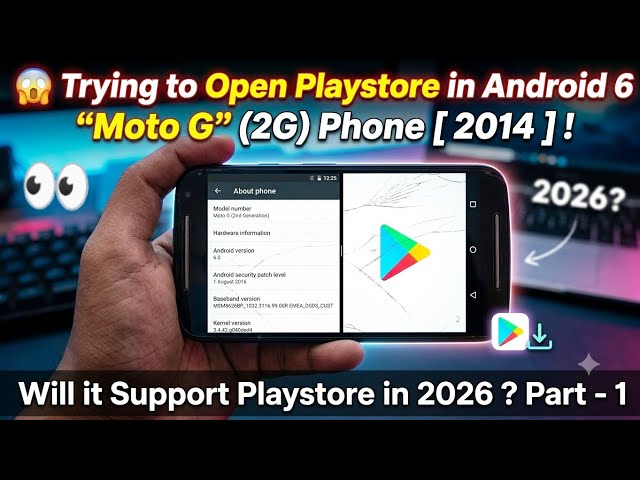 Will Moto G (2G) Phone Support Playstore in 2026 ? Reality Check 👀