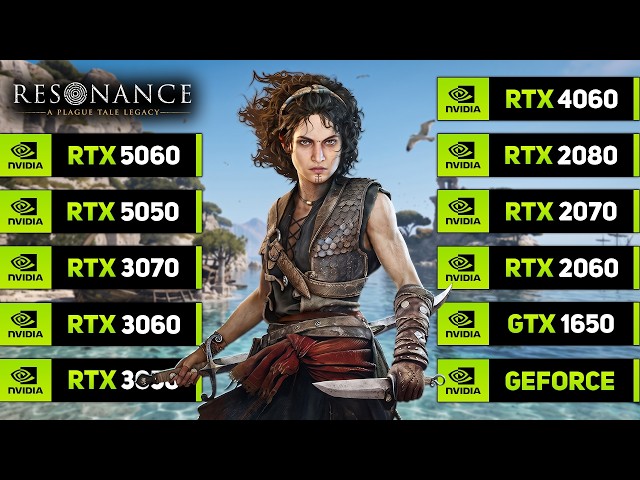 Resonance: A Plague Tale Legacy - RTX 5060, 5050, 4060, 3070, 3060, 3050, 2080, 2070, 2060, GTX 1650