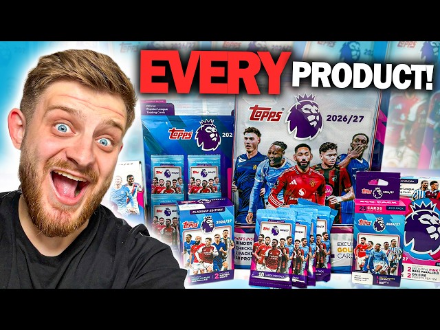 Opening EVERY PRODUCT from Topps FLAGSHIP Premier League 2026/27! (Over £100 Value!)