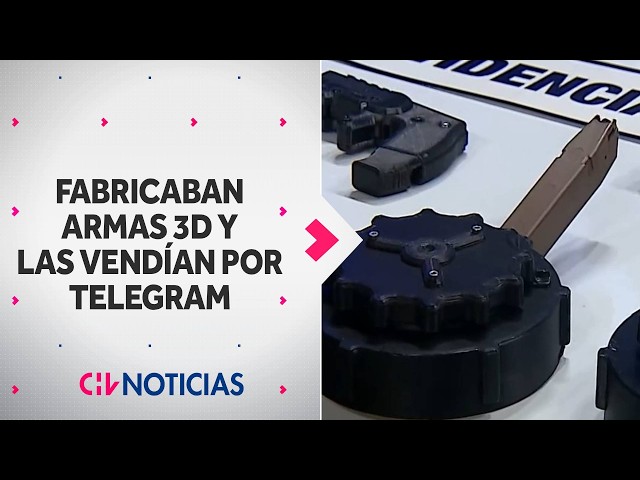 DURO GOLPE al tráfico de armas: Así cayó banda que fabricaba armas 3D y las vendía por internet