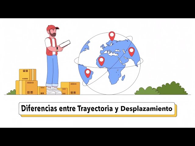 Desplazamiento y trayectoria explicados en 3 minutos.