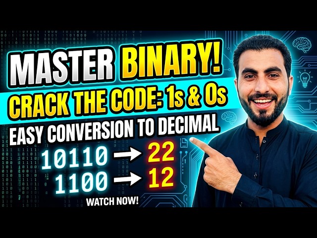 Lesson # 1: Number System(Binary Number) Conversion Of Binary Number to Denary number