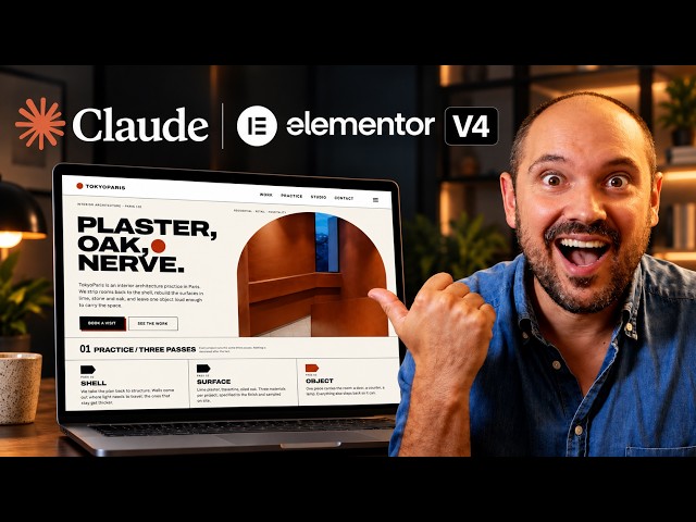 Build a PRO Website With Claude + Elementor V4